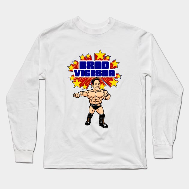 Wrestling Long Sleeve T-Shirt by NerdinOut